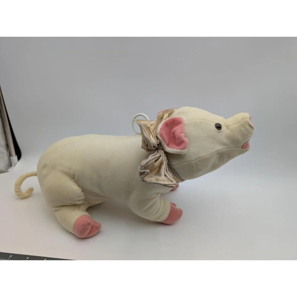 Big Top Pee Wee Vance Pig Talking‎ Plush 1988 Pull String Works READ Stuffed